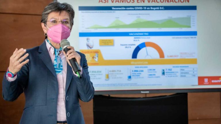 “No pareciera que tengamos el riesgo de un cuarto pico en Bogotá”: Claudia López sobre contagios de covid-19