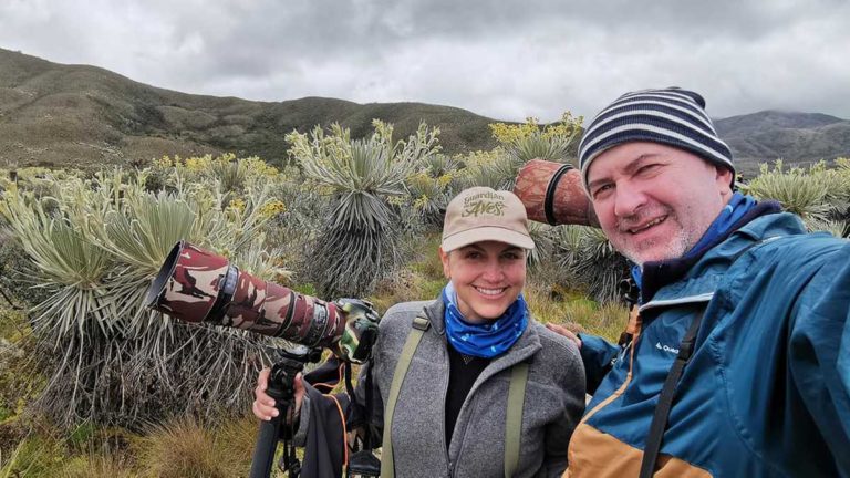 Niky y Mauricio dejaron todo a un lado para recorrer Colombia avistando aves
